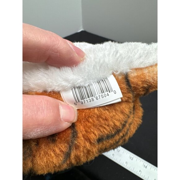 Classic Realistic Bangel Plush Stuffed Tiger Molded Head Carnival Design 9 Inche - Picture 6 of 7